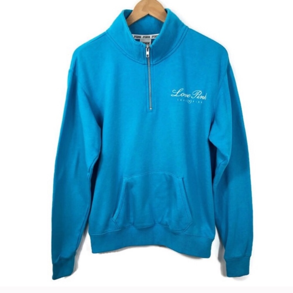 PINK Victoria’s Secret Quarter-Zip Sweatshirt XS